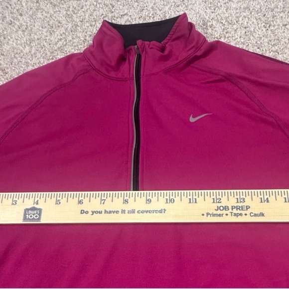 Nike Long Sleeve Dri-FIT Quarter zip Performance Shirt Bundle Size Medium Pink - Picture 12 of 16